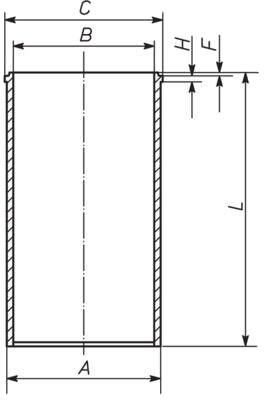 Sylinderhylse MAHLE 029 WV 20 00