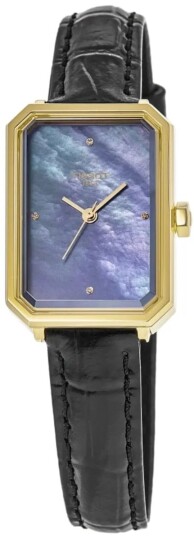 Tissot Dameklokke T160.110.36.126.00 SRV Sort/Lær 30x21.8 mm