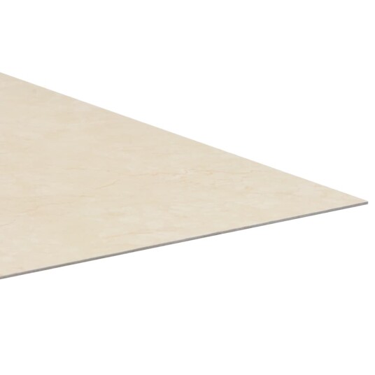 Selvklebende gulvplanker 20 stk PVC 1,86 m² beige