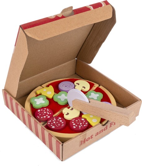 Pizzasett I Tre 17 Deler Med Borrelés Fra 3 År