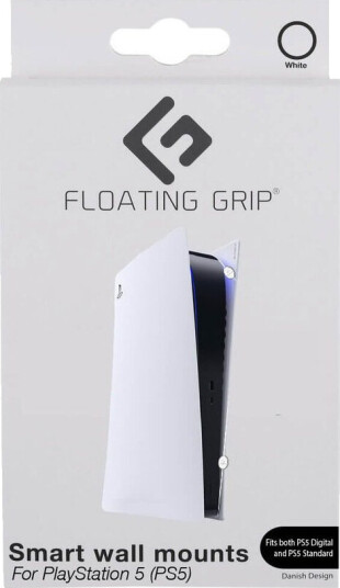 Floating Grip Playstation 5 Wall Mount by Floating Grip White