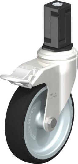 Blickle 853473 Lkrxa-Path 126G-11-Fi-Exv15 Styrehjul Med Brems, Hjuldiameter 125 Mm, Bæreevne Maks. 120 Kg