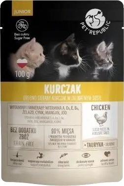 Pet Republic Junior Kylling Våtfôr 100 G Pet Republic Junior Kylling Våtfôr 100 G