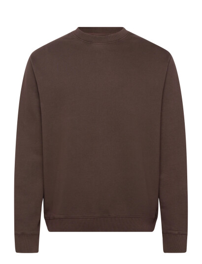 Mos Mosh Gallery Mmgfrench Faded Sweat - Brown - XL Mos Mosh Gallery Mmgfrench Faded Sweat - Brown - XL