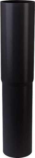 Plastmo nedløpsrør   rett Ø90mm svart black 90 mm x 380 mm