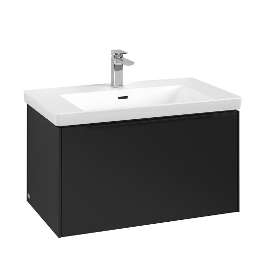 Villeroy & Boch Subway 3.0 Servantskap m/1 skuff 772x429x478 mm Vulkansort Matt