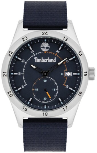 Timberland Herreklokke TBL15948JYS03 Boynton Blå/Tekstil Ø45 mm Timberland Herreklokke TBL15948JYS03 Boynton Blå/Tekstil Ø45 mm