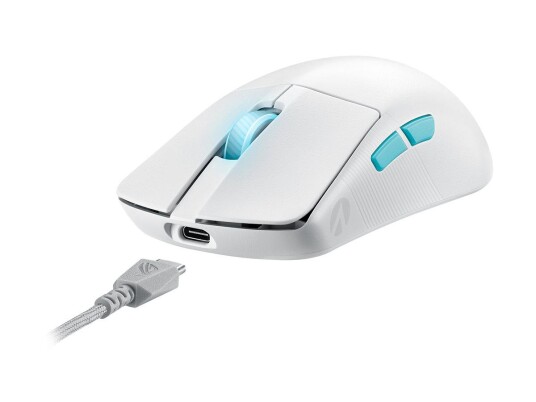 ASUS ROG Harpe Ace Aim Lab Edition tr??dl??s gamingmus (36 000 DPI) hvit