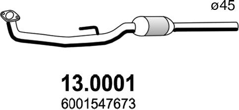 Katalysator ASSO 13.0001 Katalysator ASSO 13.0001