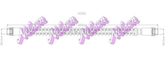 Bremseslange KAWE H3911 Bremseslange KAWE H3911