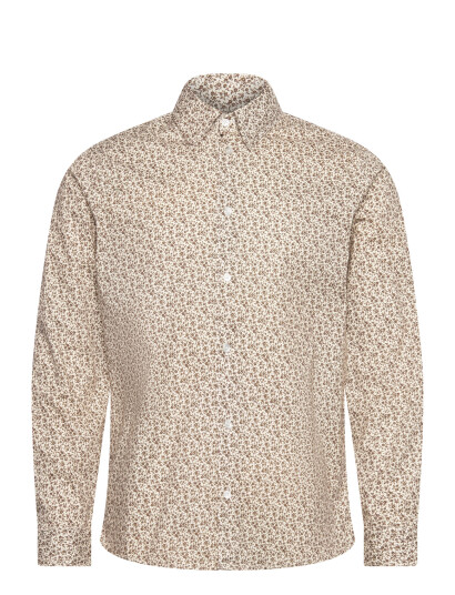 Casual Friday Cflevin Aop Shirt Cream XXL