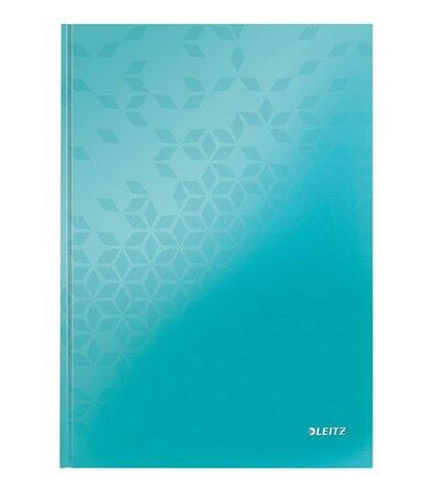 Leitz Notatbok WOW A4 Linjer 90g/80 ark Isbl