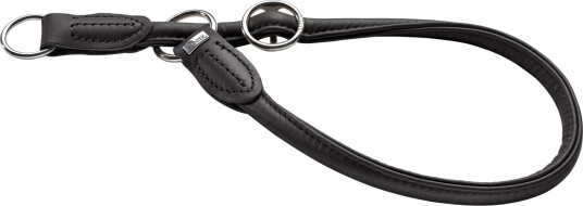 Hunter Halv Choke Hundehalsbånd Rundt Svart M-L Hunter Halv Choke Hundehalsbånd Rundt Svart M-L