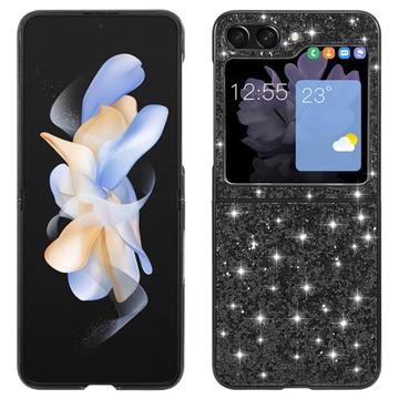 Samsung Galaxy Z Flip6 Glitter Series Hybrid-deksel Svart