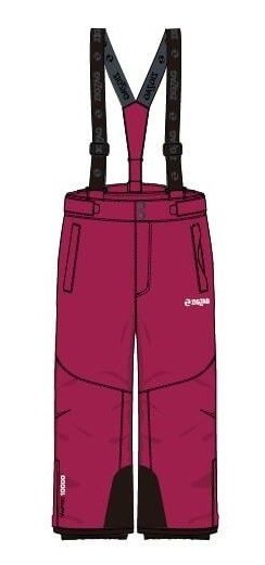 ZigZag Provo Ski bukse, W-PRO, Barn Cerise 5 år / 110