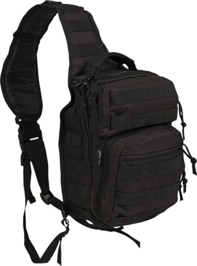 Mil Tec One Strap Assault ryggsekk 10L Svart