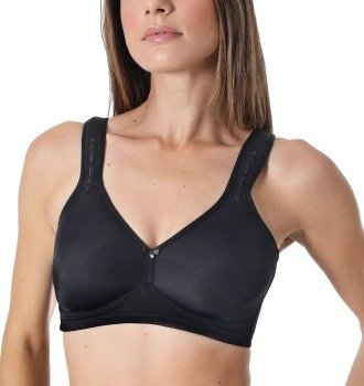 sassa BH Beautiful Embroidery Soft Spacer Bra Svart polyamid B 80 Dame