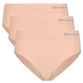 Bamboo basics Truser 3P Belle Seamless Full Brief Rosa Small Dame Bamboo basics Truser 3P Belle Seamless Full Brief Rosa Small Dame