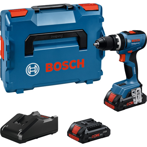 Bosch Slagbormaskin GSB 18V 65 2 x 18V/4.0 Ah ProCore L Boxx Bosch Slagbormaskin GSB 18V 65 2 x 18V/4.0 Ah ProCore L Boxx
