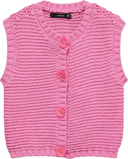 Vero Moda Vest vmNorma SL O neck Rosa