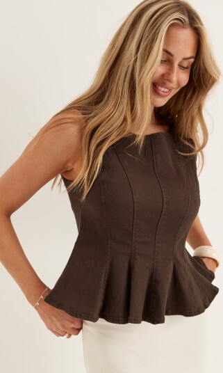 Vila Vichia Peplum Top