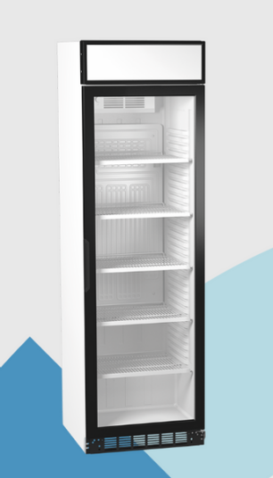 Vibocold display kjøleskap hvit 199 cm FK 385 C
