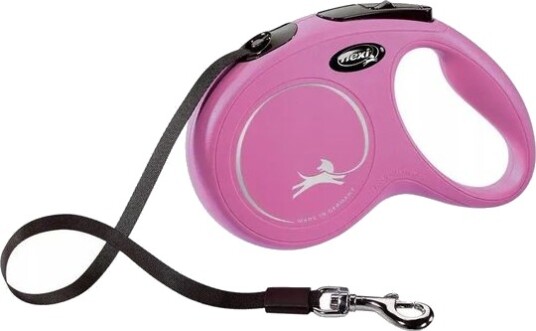 Flexi New Classic Hundebånd XS 3m Rosa