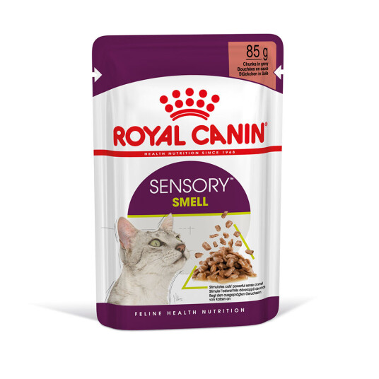 Royal Canin Feline Sensory Smell 12x85g Våtfôr i Saus for Voksne Katter