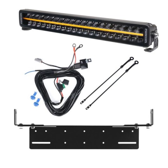 Ekstralys PURELUX Black Boost S560   Rett / 56 cm / 200W 1 stk   Komplett pakke med justerbar ekstralysholder