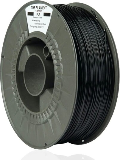 The Filament Pla By Spectrum Filaments Midnight Black