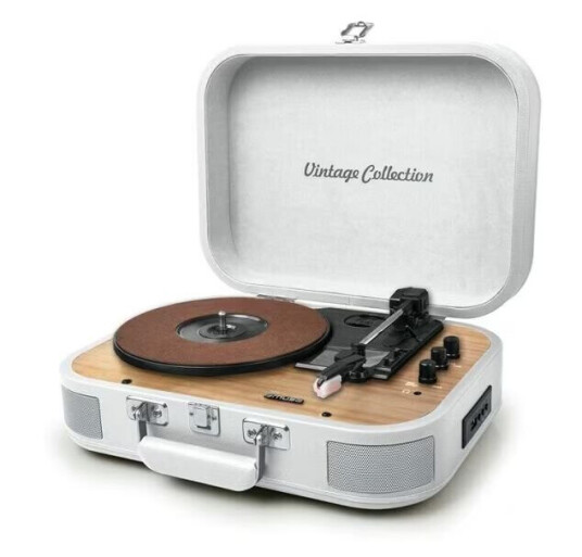 Muse MT-201 Automatisk Hvit Platespiller med USB og Bluetooth