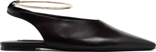 Jil Sander Dame Sko Svart 38 1/2 EU, Jil Sander Dame Sko Svart 38 1/2 EU,