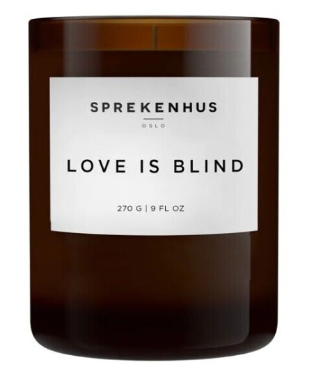 Sprekenhus Love Is Blind Scented Candle Duftlys Gjennomsiktig unisex Sprekenhus Love Is Blind Scented Candle Duftlys Gjennomsiktig unisex