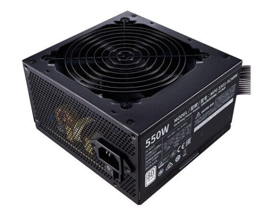 Cooler Master MWE White V2 550 Strømforsyning (PSU) - 550 Watt - 120 mm - 80 Plus White sertifisert