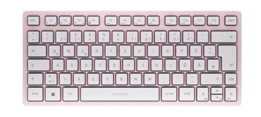 Cherry KW 7100 MINI BT - Tastatur - Tysk - Rosa