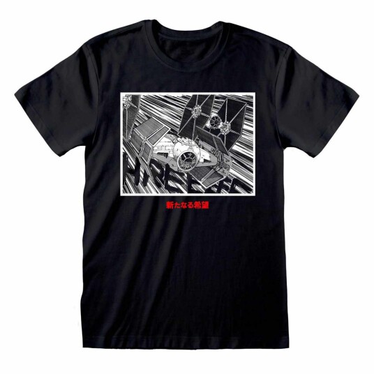 Star Wars T-skjorte Tie Fighter - S - Voksen - 100% bomull