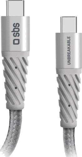 Sbs Tecableunreltcck, 1,5 M, Usb C, Usb C, Usb 2.0, Sølv