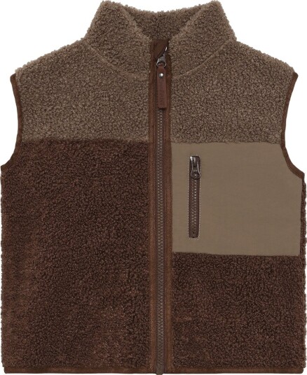 En Fant Fleecevest   Teddy   Chestnut   En Fant   4 år (104)   Fleecejakke   Brun