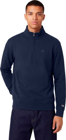 Champion Collegegenser Icons Tonal Half Zip Sweatshirt Blå