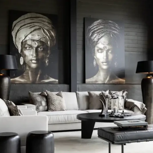 Artwood Veggdekor Glamour Girl Sepia 2 100 x 150 cm Artwood