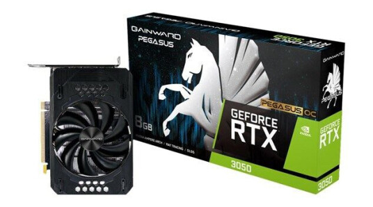 Gainward GeForce RTX 3050 8GB GDDR6 - 8GB GDDR6 RAM - Grafikkort