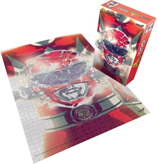 Mighty Morphin Power Rangers Red Ranger Foil Puzzle Mighty Morphin Power Rangers Red Ranger Foil Puzzle