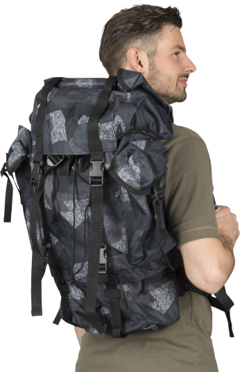 Brandit Ryggsekk Nylon Night Camo 65L Brandit Ryggsekk Nylon Night Camo 65L
