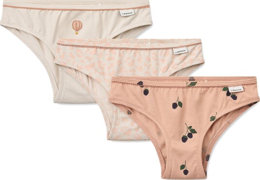 Liewood Aylin Briefs 3 Pack Beige 110/116 Liewood Aylin Briefs 3 Pack Beige 110/116