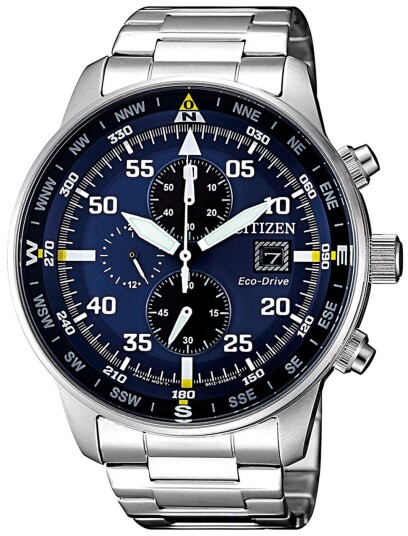 Citizen Herreklokke CA0690 88L Blå/Stål Ø44 mm Citizen Herreklokke CA0690 88L Blå/Stål Ø44 mm