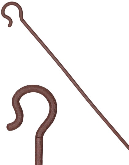 Brun Gjeterstav i Tre Deler 148 cm Brun Gjeterstav i Tre Deler 148 cm