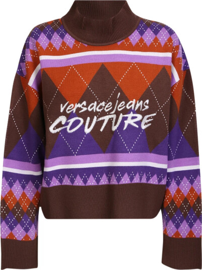 Versace Jeans Couture Dame Strikkevarer Flerfarget M,