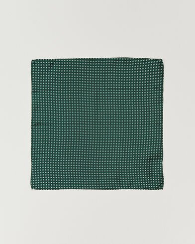 Amanda Christensen Handkerchief Dot Silk Bottle Green