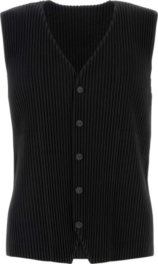 Issey Miyake Herre Strikkevarer Svart L,