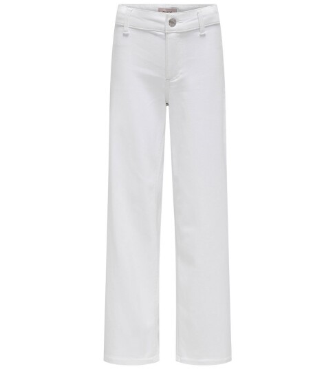 Kids Only Kogsylvie Clean Wide Leg White Pim Noos White 164